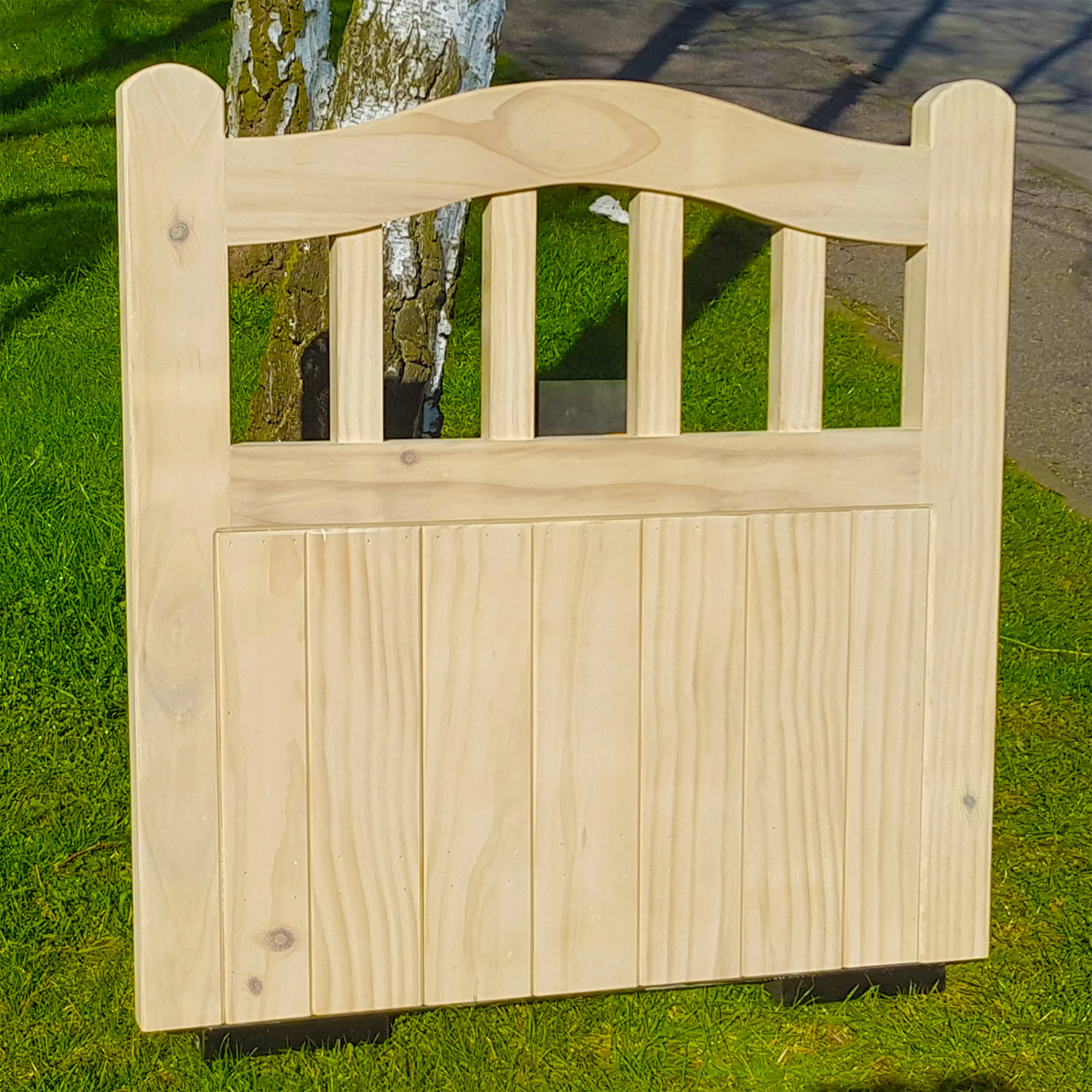 Wooden Garden Gate - Arch Top Cottage Design - Image 4