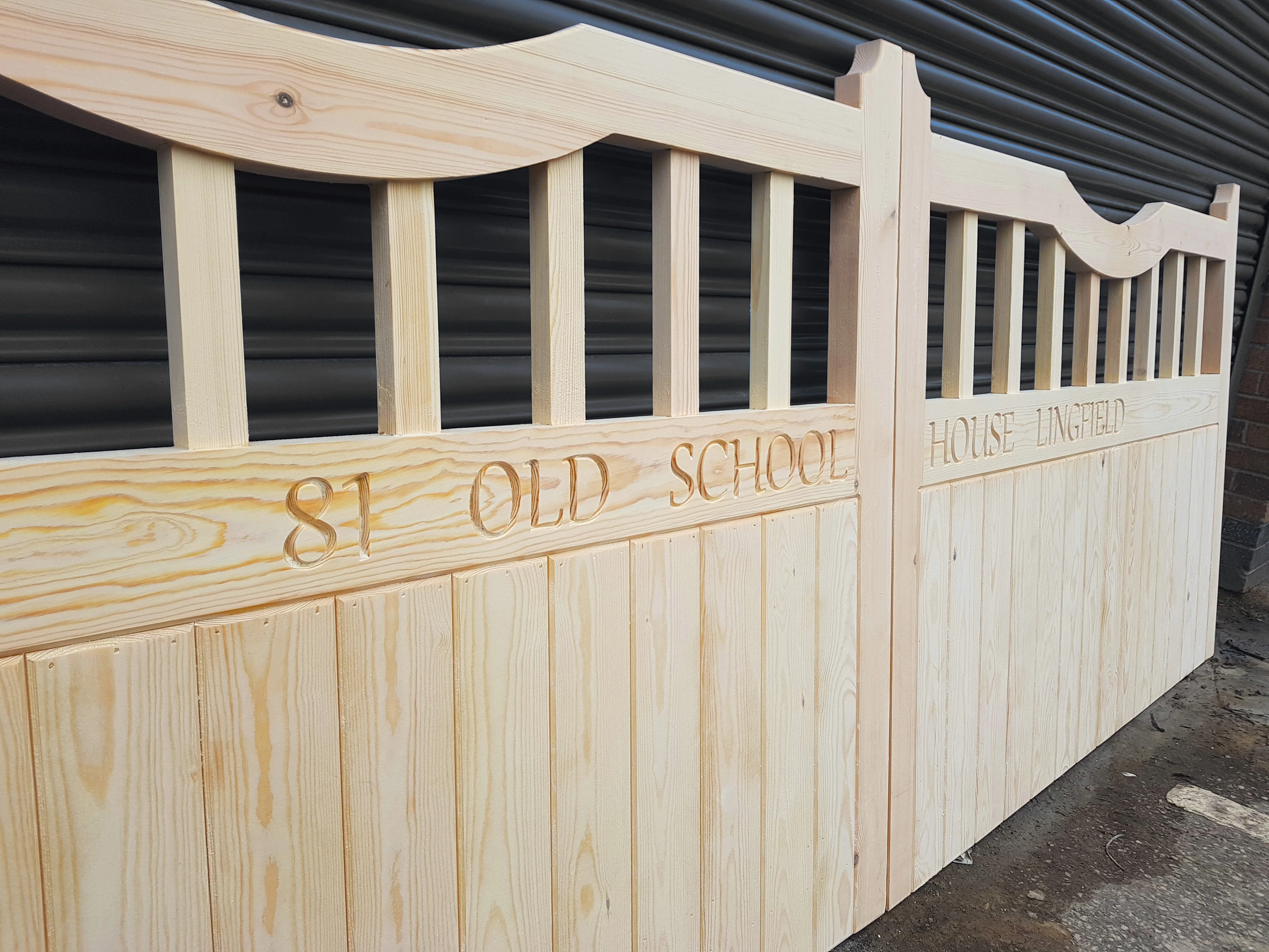Wooden Garden Gate - Elmhirst Type 1 Driveway Design - Image 3