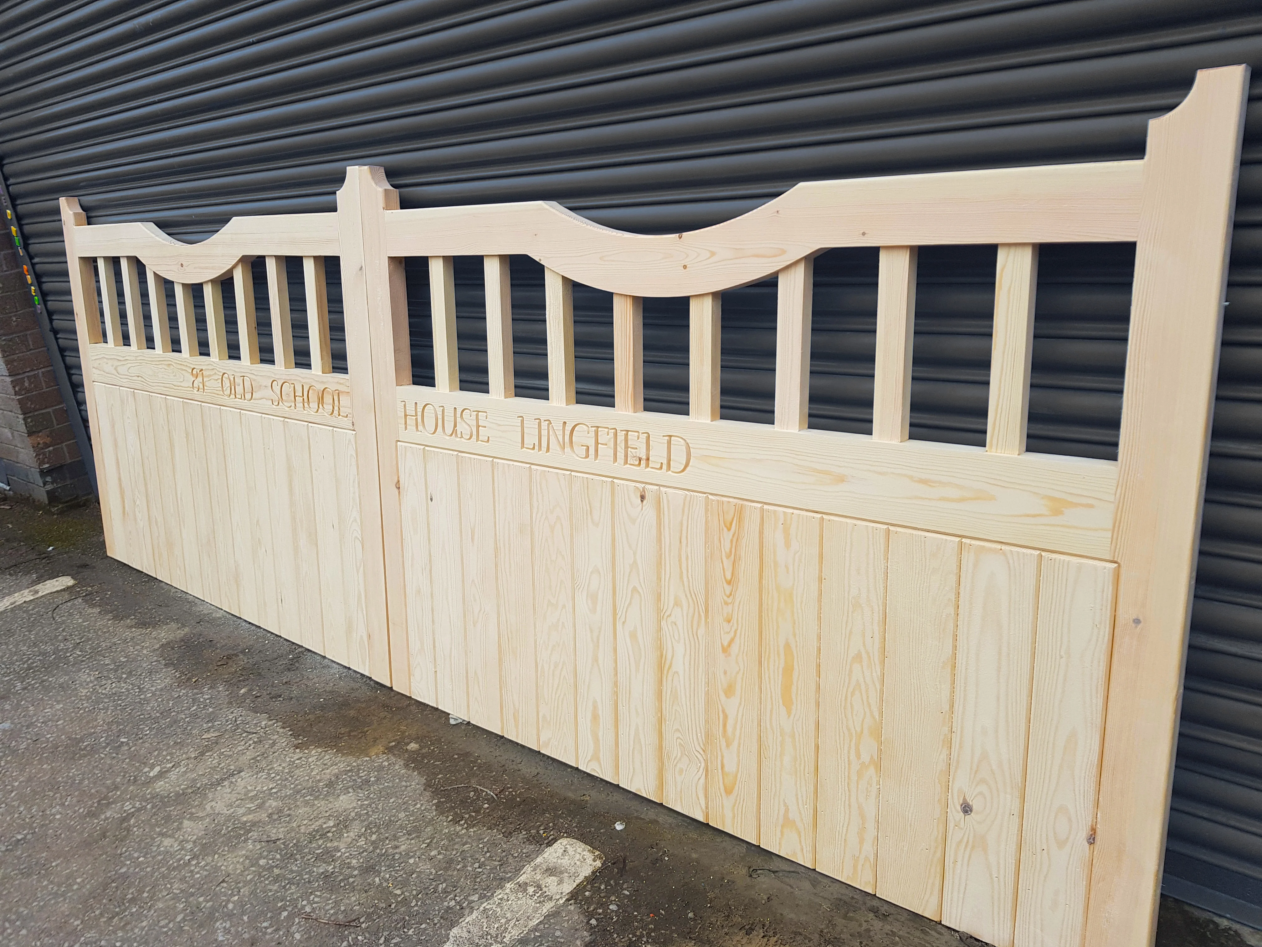 Wooden Garden Gate - Elmhirst Type 1 Driveway Design - Image 4
