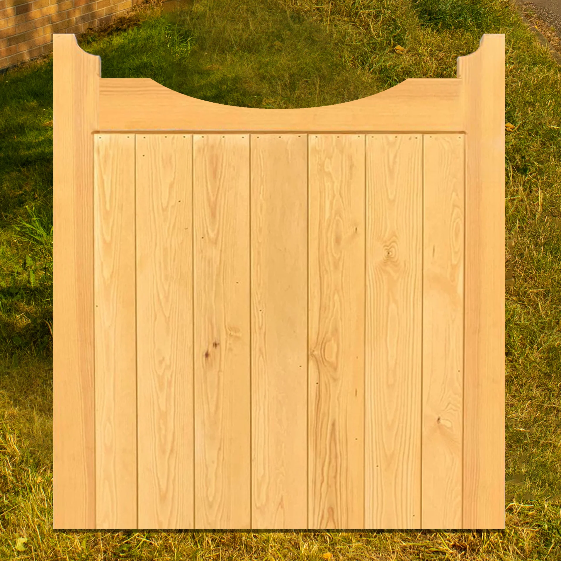Wooden Garden Gate - Fitzwilliam Cottage Design