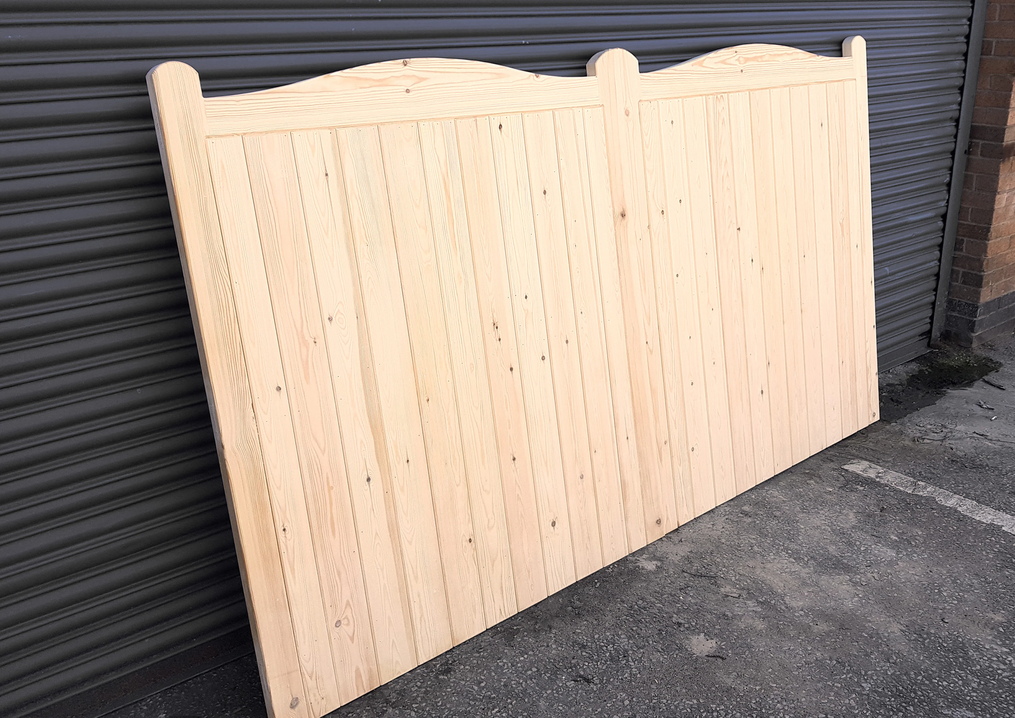 Wooden Garden Gate - Keresforth Driveway Design - Image 4