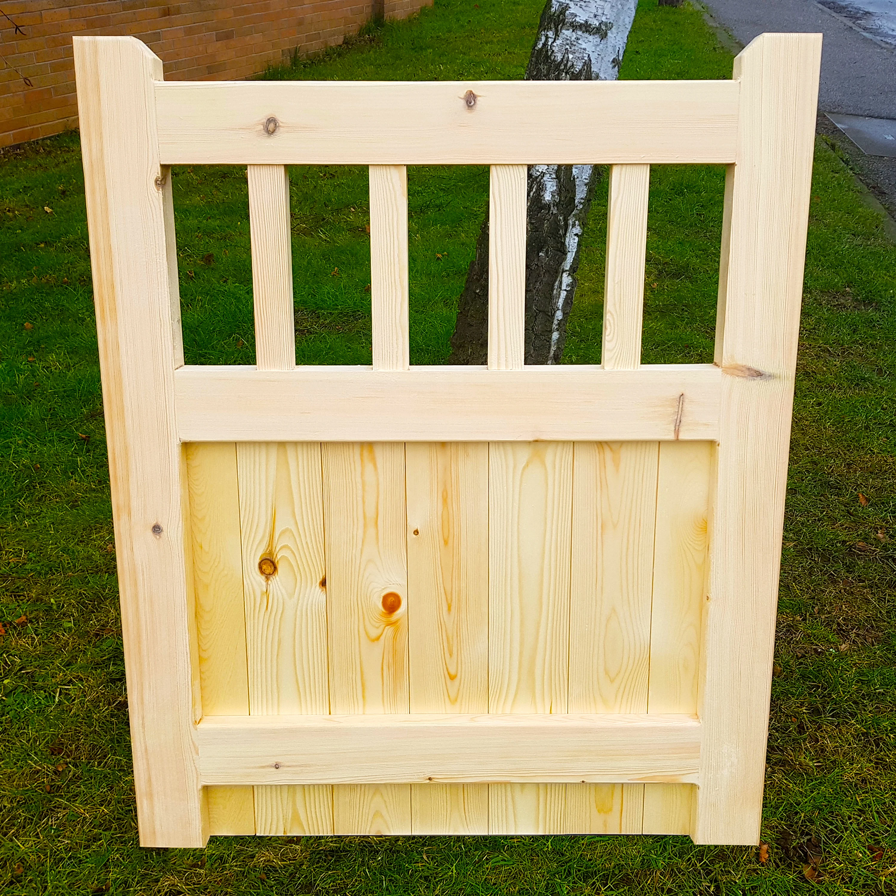 Wooden Garden Gate - Straight Cottage Design - Image 5